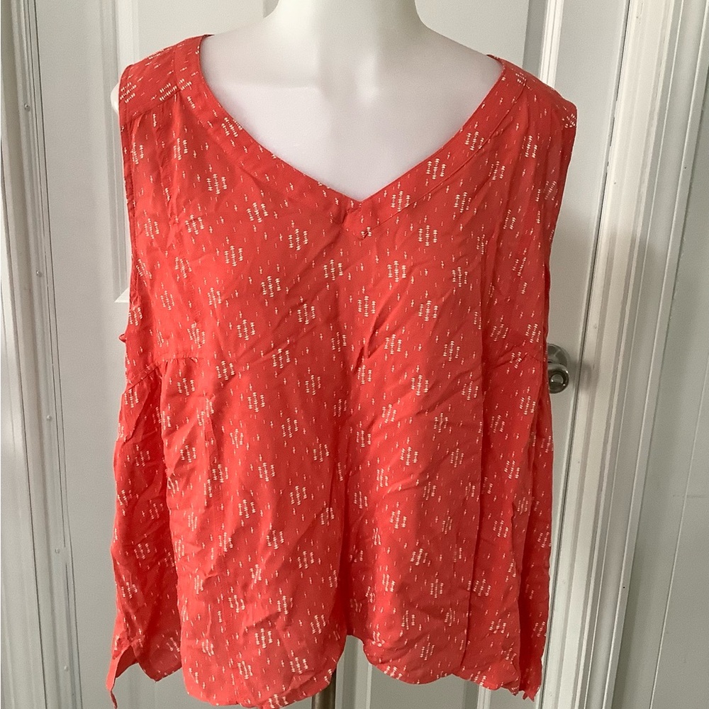 Eddie Bauer Women's Coral Blouse size XL NWT